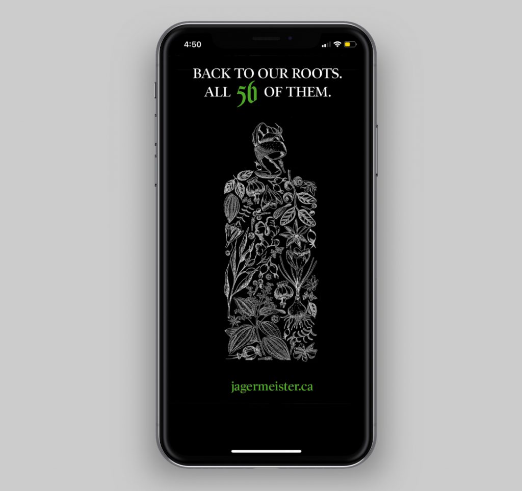 jager phone ad mock up